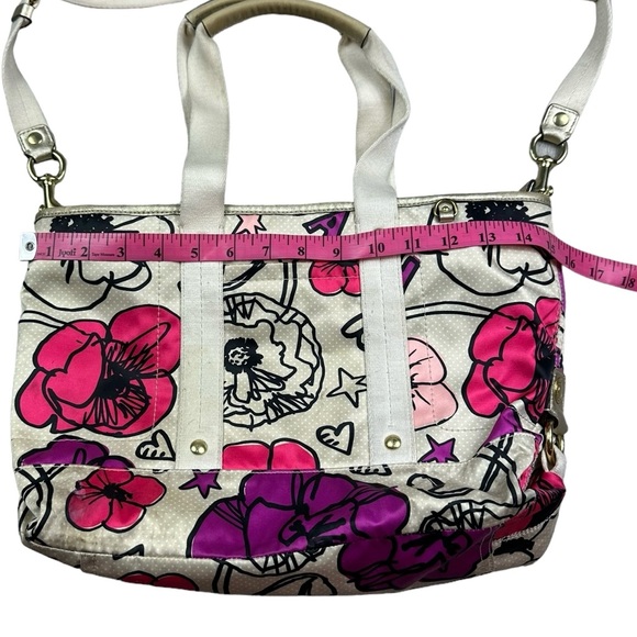 COACH: “Poppy” Collection Tote / Shoulder Bag / Crossbody - Picture 6 of 12